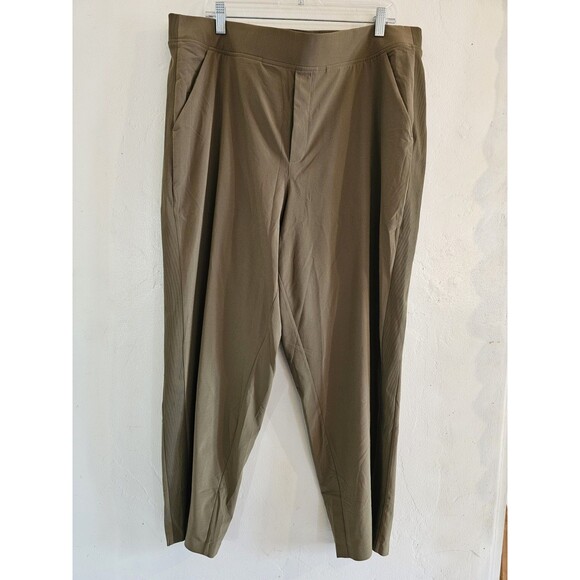 Athleta Women's Brooklyn Ankle Olive Green Size 20 - Picture 2 of 9